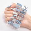 Pegatinas de Uñas de Cobertura Completa Esmalte de Uñas de Moda Decoración de Uñas Brillo Espumoso Autoadhesivas Manicura Diseñador Pegatina de Arte de Uñas
