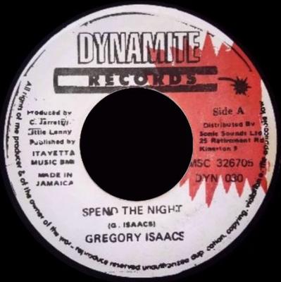 7inch Record GREGORY ISAACS - Spend The Night DYN030 DYNAMITE - Jamaica Reggae, Ska & Dub Used