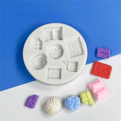 Cartoon Eiscreme Süßigkeiten Süßigkeiten Kuchen Silikonform DIY Handgemacht Schokolade Kreative Kuchen Dessert Dekoration Backzubehör Neu