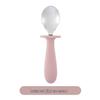 304 Stainless Steel Baby Feeding Set: Long-Handled Silicone Fork & Spoon