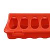 2Pcs Baby Chick Feeders Poultry Feeders with Lid Easy To Clean Anti-Spill No Waste Chicken Feeders for Baby Birds Small Poultry