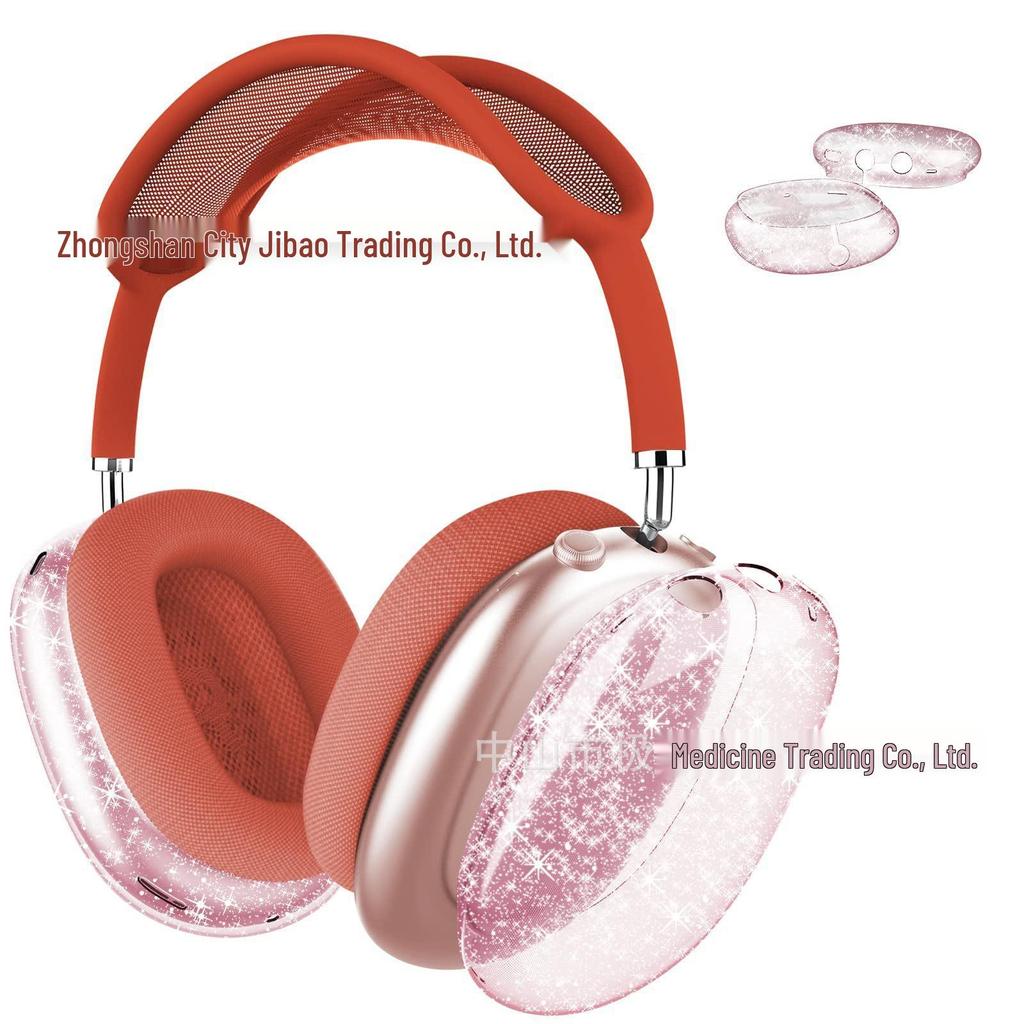Transparent Protective Silicone Case for Apple AirPods Max Over-Ear Headphones
