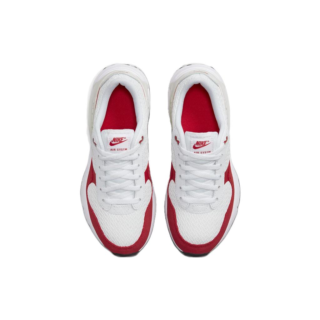 Nike Air Max SYSTM GS White University Red Kids Sneakers Photon-Dust DQ0284-108