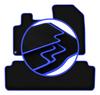 CARLUX-BLUE Car Mats For: Citroen C5 I Station Wagon, Sedan (2001-2008)