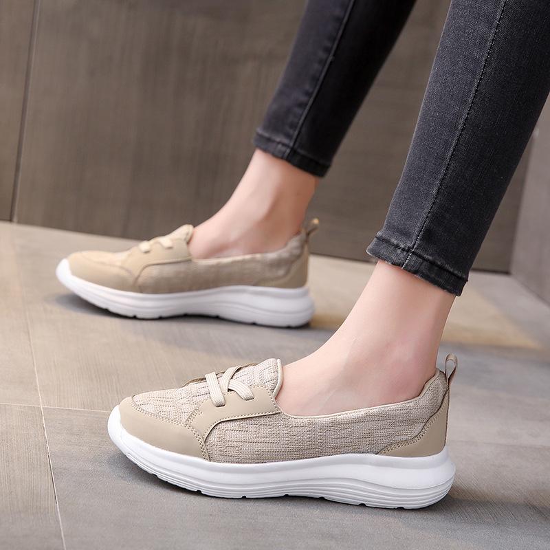 Women's Casual Slip-on Sports Shoes - All-Season, One-Step, Cross-Border Design