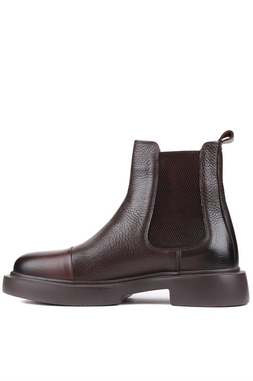 Shoetyle Brown Leather Men's Chelsea Boots 250-080