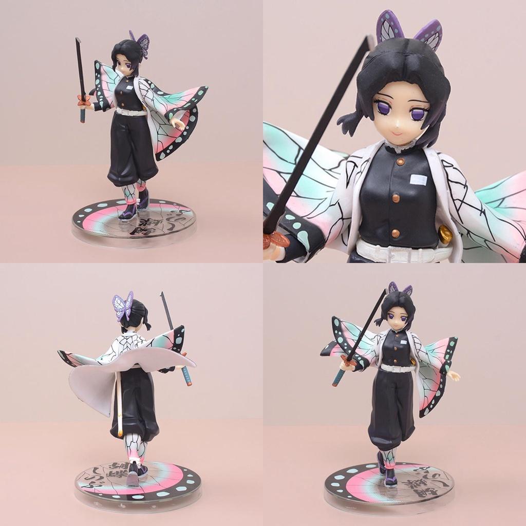 17.5cm Kochou Shinobu Demon Slayer Pvc Action Figure Collectible Cake Topper
