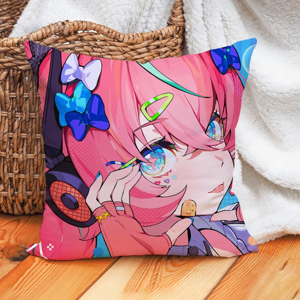 Zenless Zone Zero Angels Of Delusion Aod Pillow Case Home Cushion Cover Suitable For Office Sofa Car Suitable For All Seasons