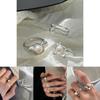 Trendy Geometric Pearl Ring In Elegant Vintage Style For Women Adjustable Jewelry Fashion