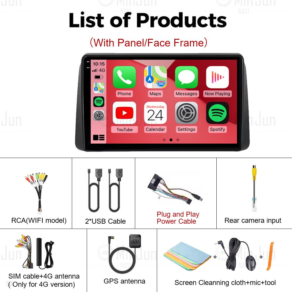 For Chrysler 2011 - 2015 Grand Voyager 5 Car Radio Android 14 Multimedia  Wireless Carplay Auto Stereo QLED Touch Screen