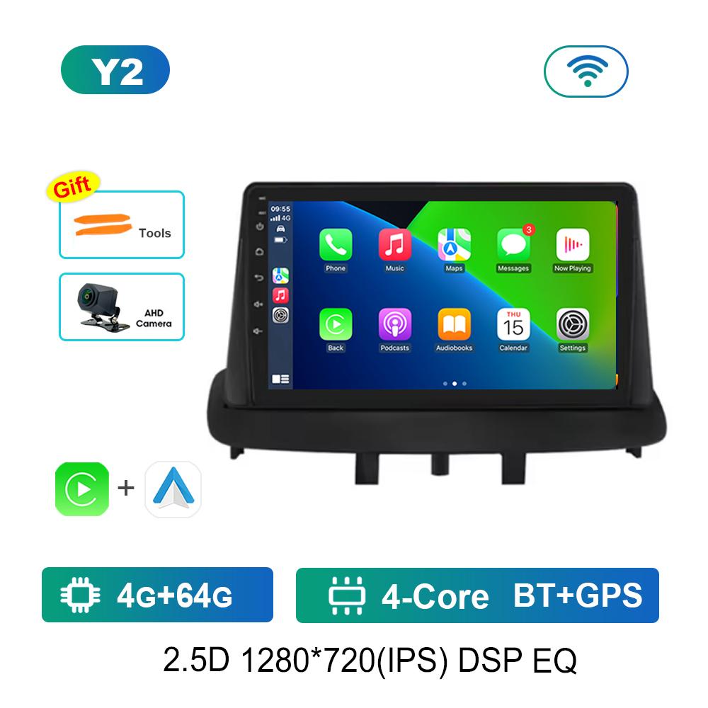 9'' for Renault Megane 3 Fluence Samsung SM3 2010 - 2014 Android OS Car Radio Multimedia Video Player 4G GPS Navi WiFi HD Screen