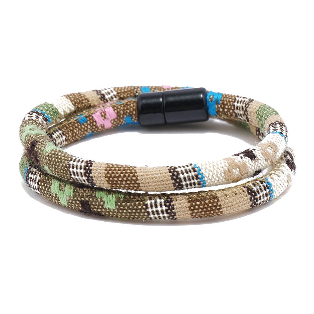 Bohemian Multi-Kleur Unisex Magnetische Wrap Armband