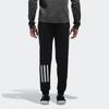 Adidas Neo Athletic Striped Slim-Fit Cuffed Pants Men Bottoms Black CV6892