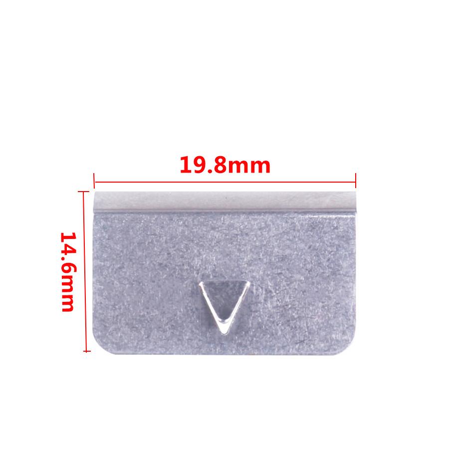 12pcs/lot Universal In Channel Wind / Rain Deflectors Fitting Clips Replacements Rain Eyebrow Clip