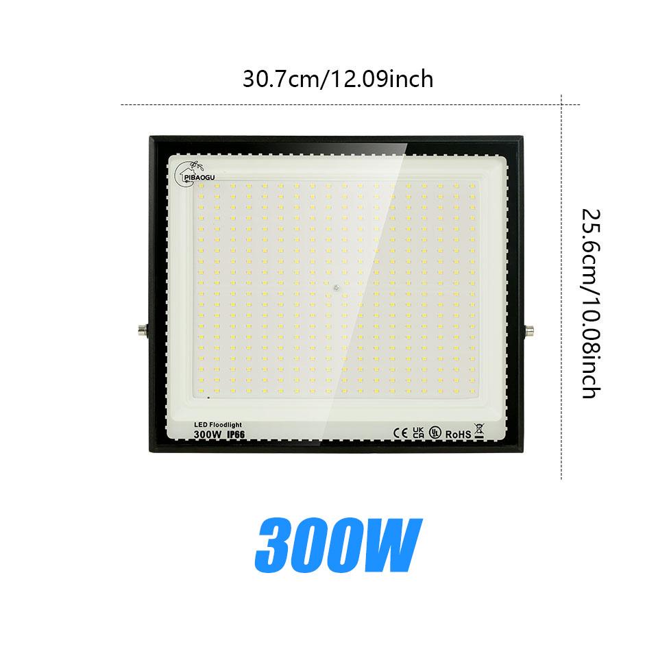 10-300W Led Flood Light IP66 Waterproof AC 220V AC110V Outdoor Floodlight Spotlight LED Reflector Street Lamp Wall Lights