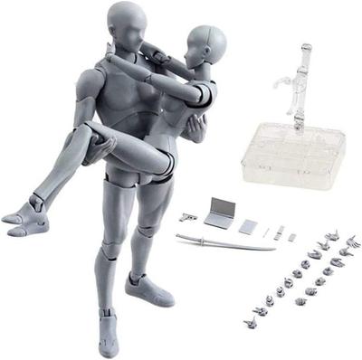 Model do rysowania Figuarts Body-chan Męski + Żeński Manekin do rysowania Model Lalka Podstawa Model Manga Stojak do rysowania W zestawie Typ lalki Podstawa Ciało