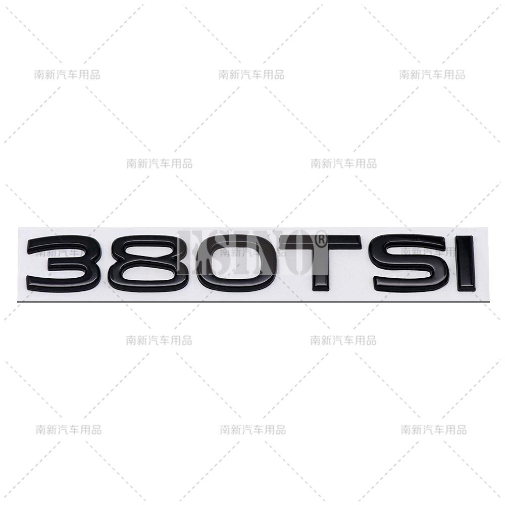 AABIO1 New  Styling 3D 230 280 330 380 TSI Metal Alloy Adhesive Emblem Rear Trunk Badge Fender Sticker Car Body Decal for Volkswagen