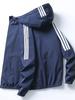 Men's Hooded Sport Jacket - Casual, Lightweight Spring/Autumn Outerwear for Teen Students