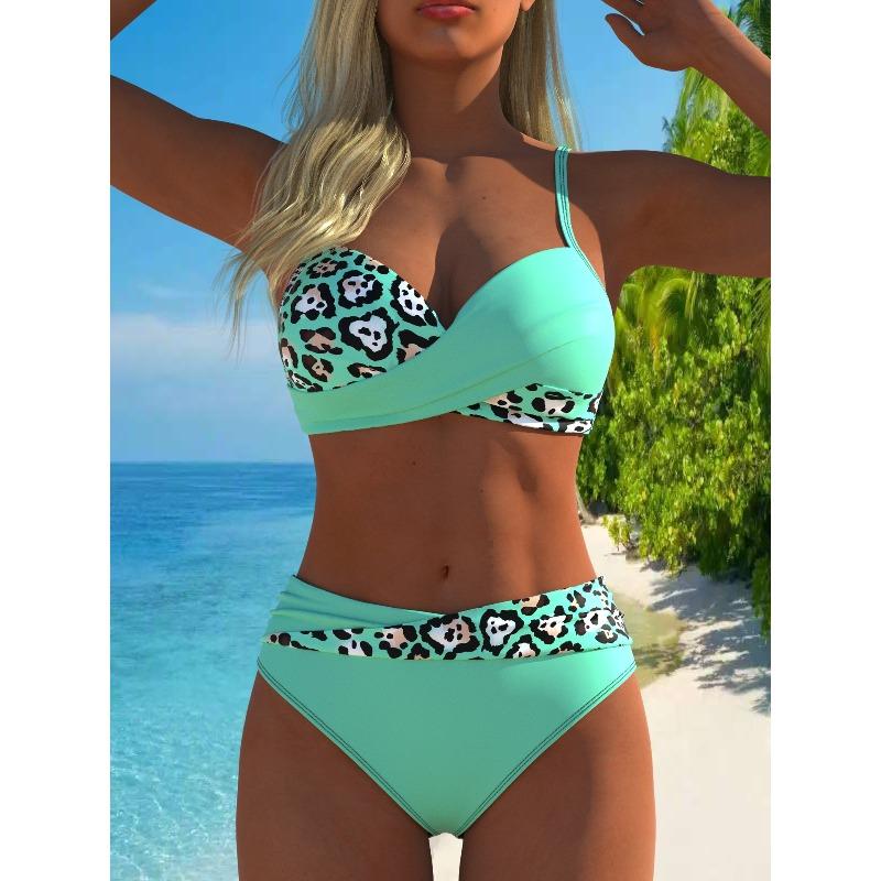 Explosive Swimsuit Ladies Ins Wind Bikini Split Swimsuit Hot Spring Europe America S