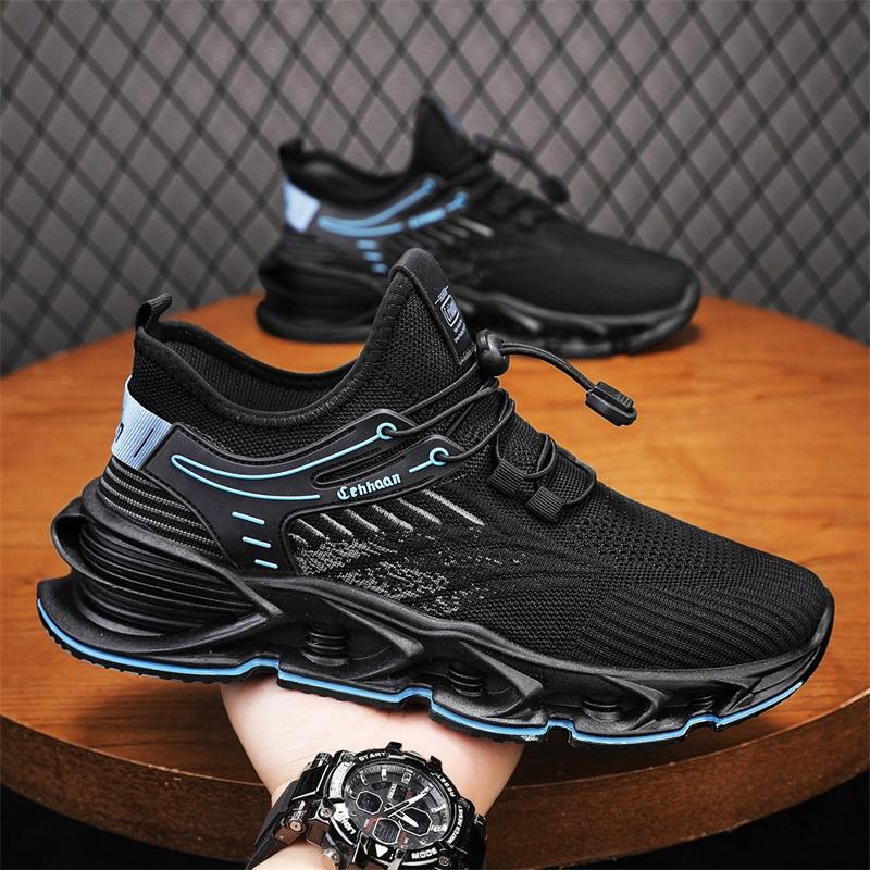 

Fashion Men s Sneakers Platform Training Wear Resistant Running Thick Soled Anti Slip Sports Outdoor Tennis Strap Leisure Running Shoes 44