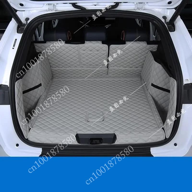 For BYD Seal U Sealion 6 Song Plus DMI Custom Trunk Mats Leather Durable Cargo Liner Boot Carpets PU-leather Waterproof Details