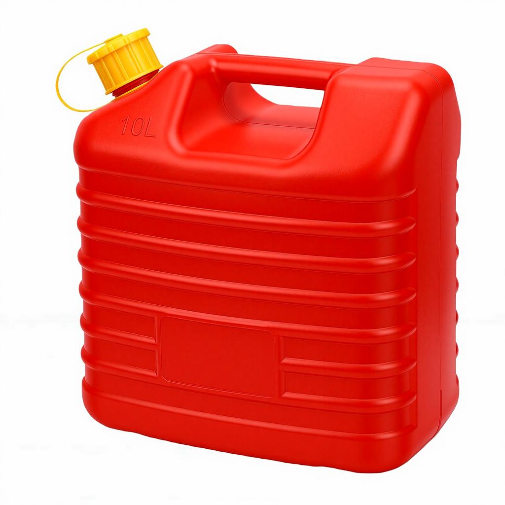 Gas Container 10L Capacity Heavy Duty Multifunctional Built in Oil Pipe Thickened HDPE Gas Can Fuel Container Jug