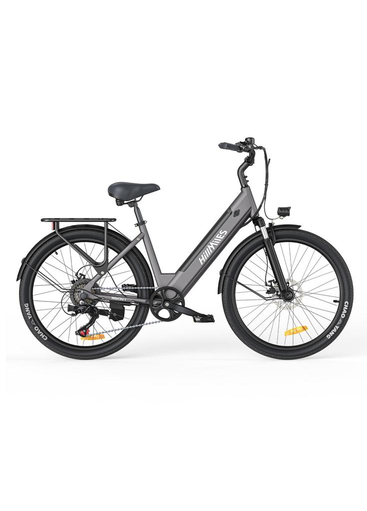 HillMiles MileCity 1 Electric Bicycle 36V 13Ah Battery, 250W Motor, IP65 Waterproof, 26 Inch Tires, 100KM Range E-Bike