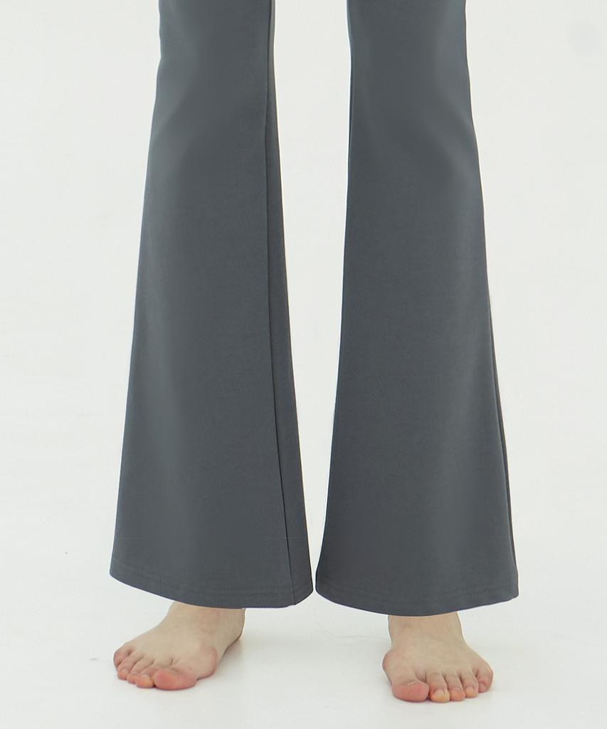 Debiweeo Comfortable Bootcut Pants Devi-B0060-Ash Gray