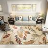Nordic Abstract Living Room Carpet Flower Plant Decoration Bedroom Bedside Soft Large Rugs Lounge Non-slip Washable Floor Mat