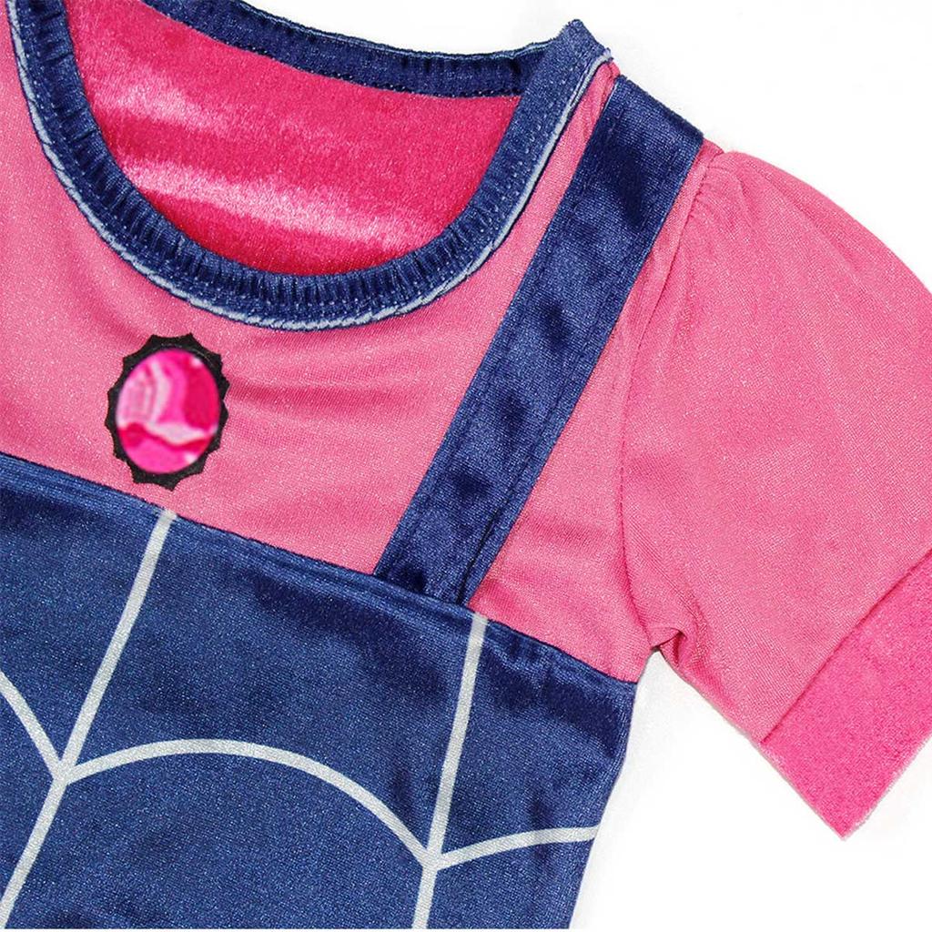 Costume de Chauve-souris Vampirina pour Enfants Filles Robe Princesse Vampirina avec Ailes de Chauve-souris et Bandeau pour Petites Filles Halloween Cosplay