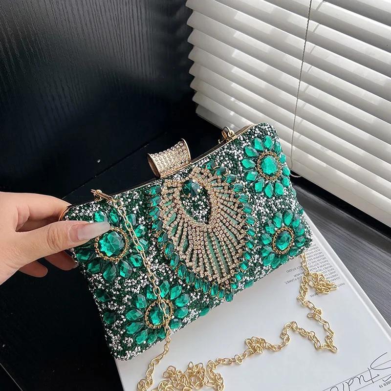 Fashionable Versatile Exquisite Lipstick Bag Shoulder Light Luxury Nightclub Diagonal Shoulder Bag