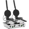Double Bubble Waffle Maker for Bubble Waffles TEFLON 2 X 1400 W