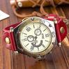 Rio Grande Retro Antique Chronograph Watch with Thick Leather Band Men's (Green) ZM-WATCH4902-GR