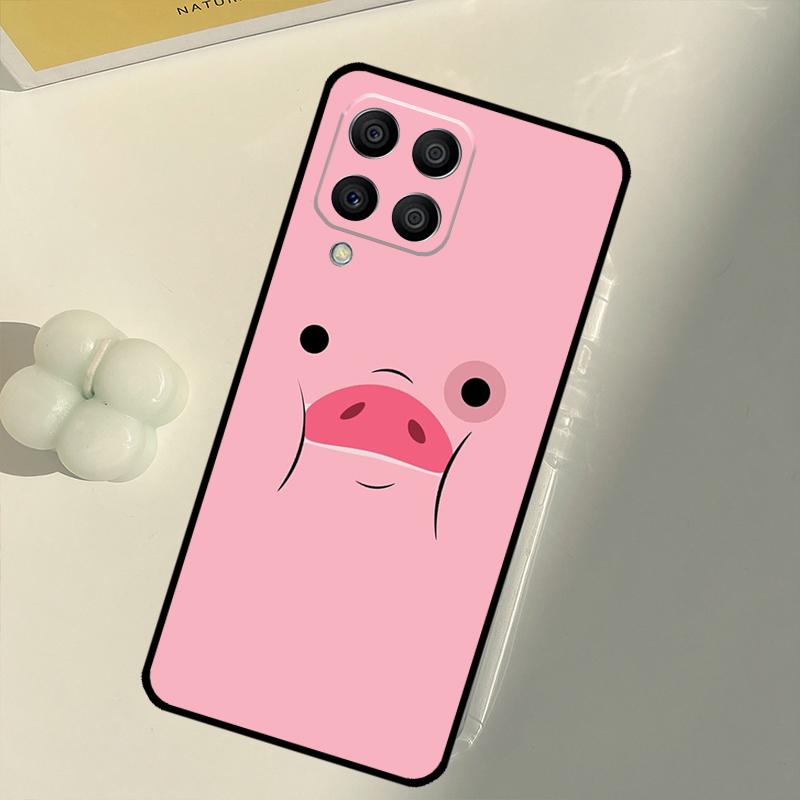 Cartoon Pig For Samsung Galaxy M33 M13 M14 M12 M32 M52 M31 M55 M15 M11 M21 M35 M53 M34 M54 M06 M16 Case