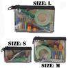 TAKASUE Camouflage Transparent Pouch - Camouflage, for Airsoft, Tools, Small Items, Waterproof, Outdoor, Fishing, Cable Management (M, Digital Camo)