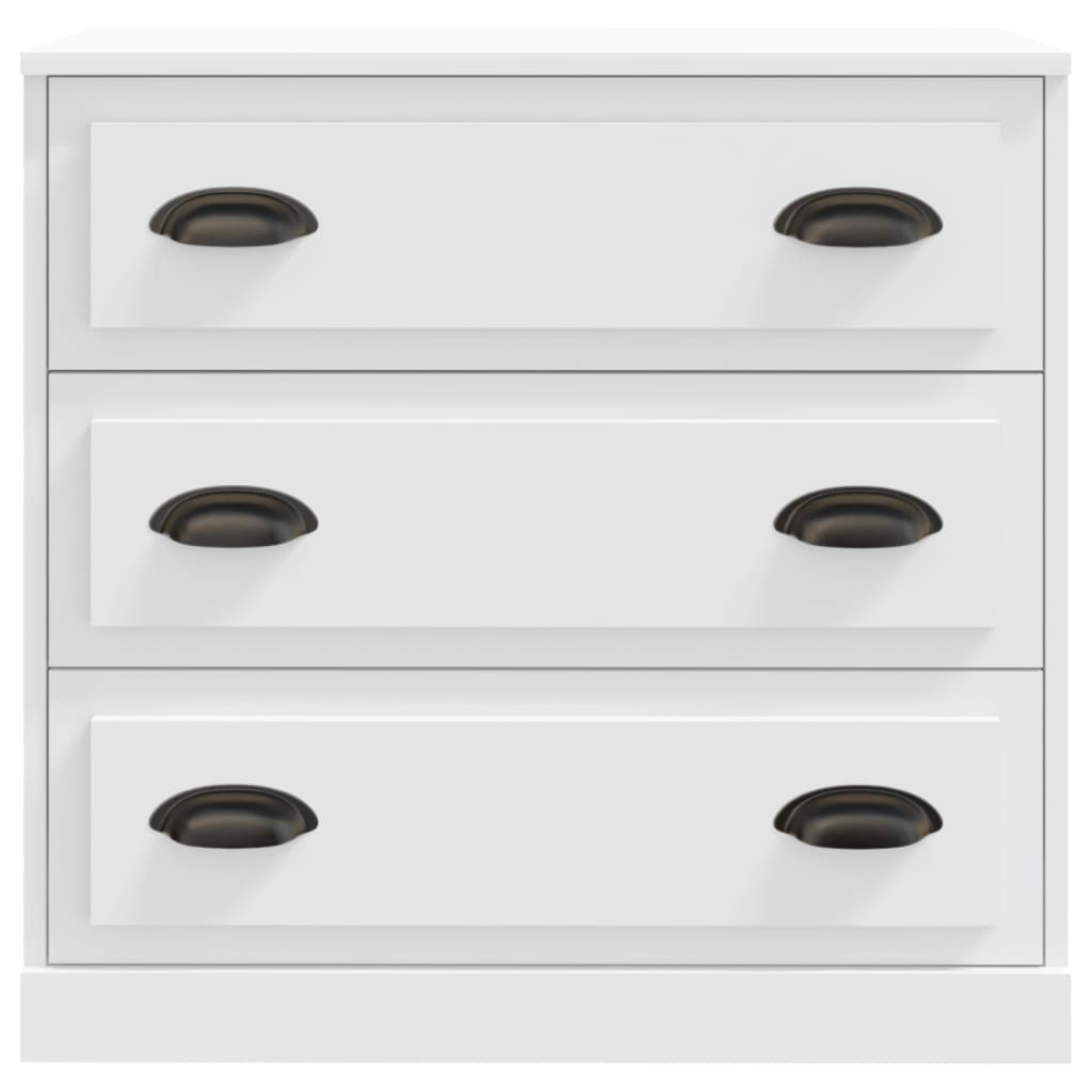 Vidaxl Szafka, Biała, 70X35,5X67,5 Cm, Materiał Drewnopochodny