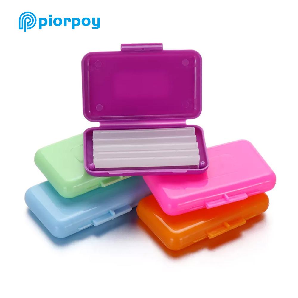 PIORPOY 10 Boxes Orthodontic Wax Oral Hygiene Tools Teeth Whitening Wax Sticks Braces Protection Against Damage Mixed Flavor
