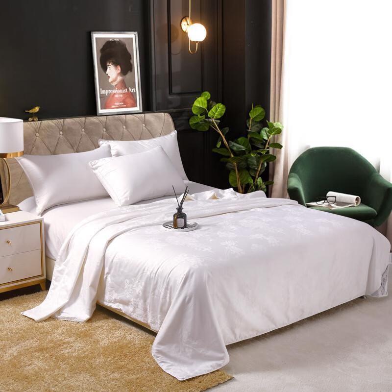 

POCHME Jacquard Silk-Filled Duvet