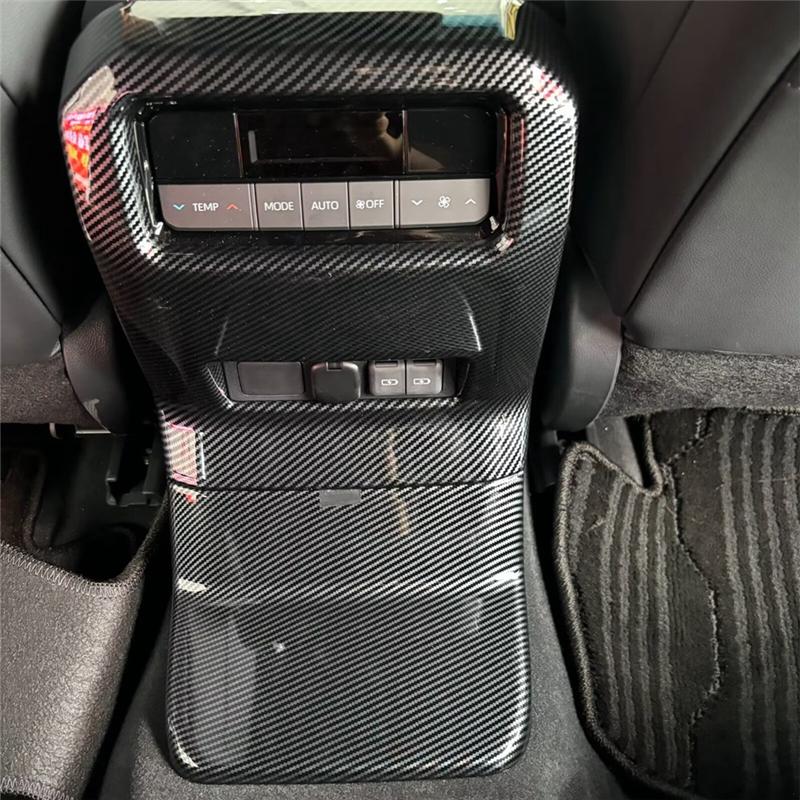 A03Z-For Toyota Land Cruiser 250 Prado J250 LC250 2024 Rear Air Vent Cover Anti-Kick Panel Trim Accessories