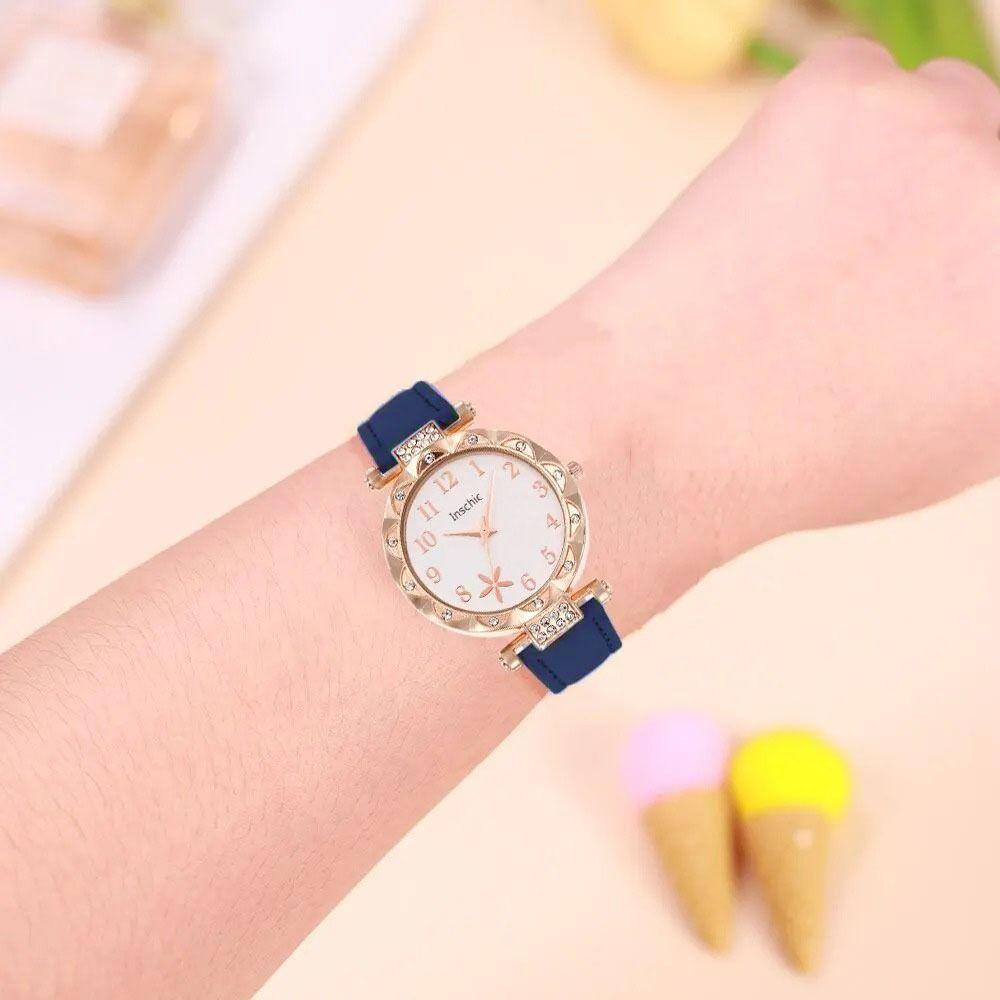 

Multi-color Quartz Watch PU Leather Watchband Quartz Clock Creative Wristwatch