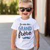 I Will Become A Big Brother Print Boys Shirt Pregnancy Announcement T-shirt Brother Clothes Kids Summer Short Sleeve Tops Tshirt