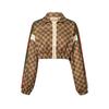 (WMNS) Interlocking G Zipper Jacket 'Olive Green Ivory' Women's 671495-XJD1G-3357