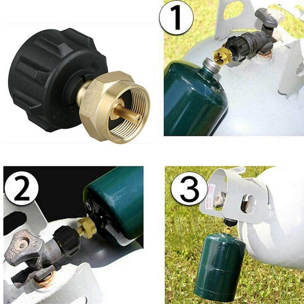 Propane Refill Adapter Brass Propane Tank Refill Adapter Universal Propane Bottle Filler Adapter for Outdoor Grill BBQ
