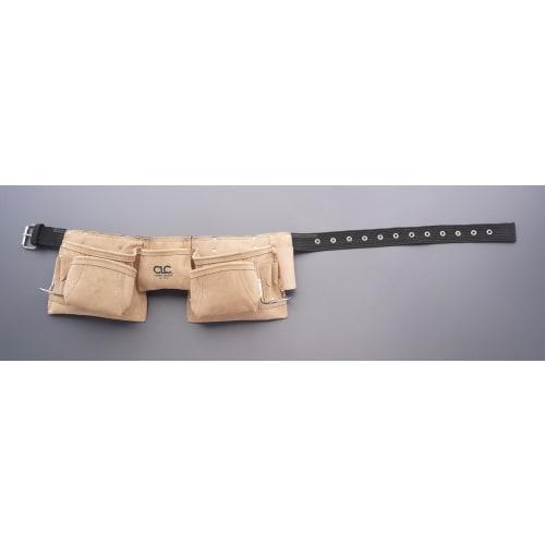 Esco 12-Pocket Double Tool Pouch (Leather with Belt) EA925CA-26