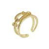 Diamond Knot Korean Influencer Adjustable Ring – Elegant, Chic Style Index Finger Accessory