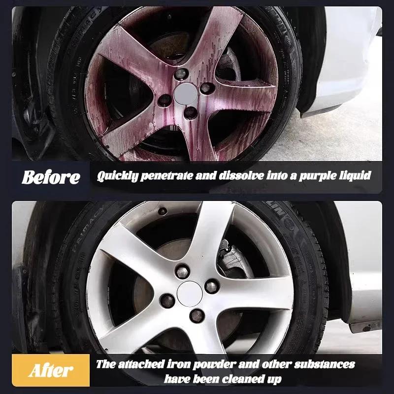 QC19 Car Paint Wheel Hub Iron Powder Rust Remover Car Rust Removal Without Damaging The Paint Removing Yellow Spots Cleaning Car