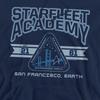Star Trek Mens Starfleet Academy Earth Hoodie