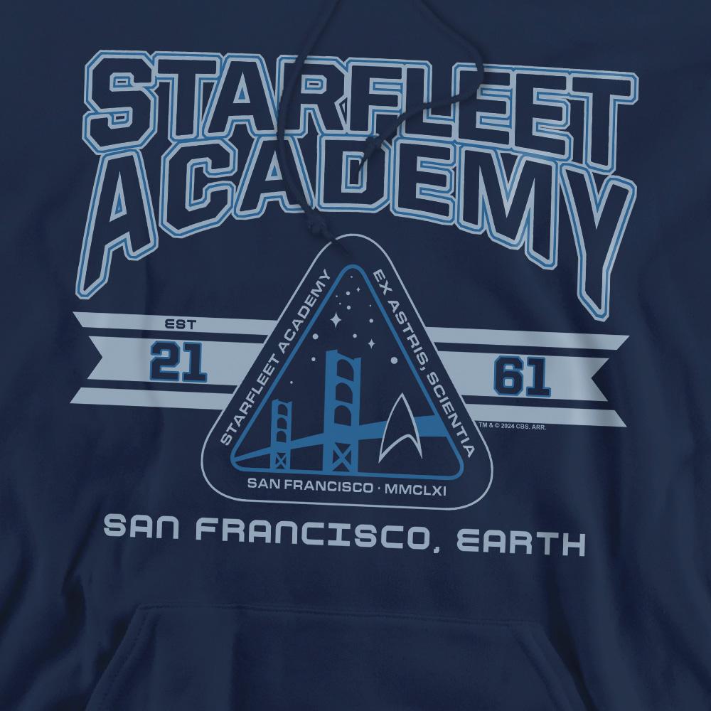 Star Trek Mens Starfleet Academy Earth Hoodie