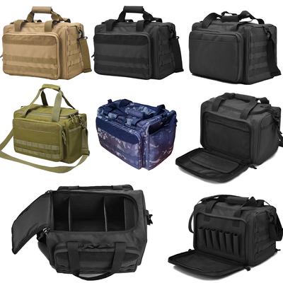 Bolsa tipo bandoleira Oxford 900D para ferramentas de caça, grande capacidade, bolsa portátil para armas, compartimentos multifuncionais à prova d'água para esportes ao ar livre