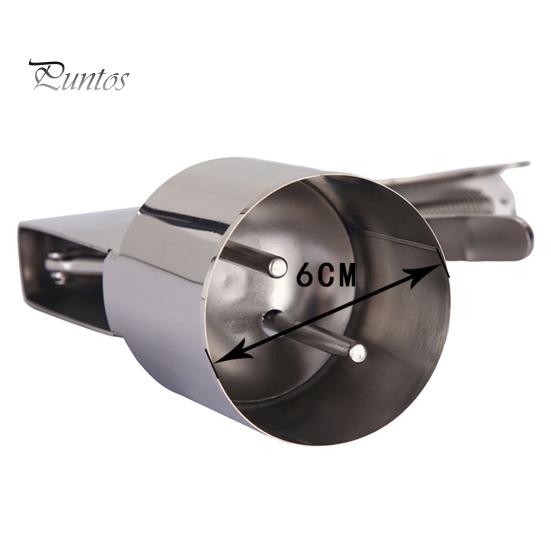 Big Volume Stainless Steel Ice Cream Scoop with Trigger Easy To Clean Cylindrical Scoop Dessert Lovers Supply